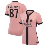 Fotbalové Dres Paris Saint-Germain Joao Neves #87 Dámské Alternativní 2024-25 Krátký Rukáv